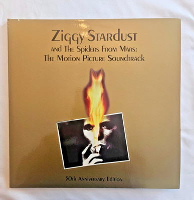 Sealed David Bowie Ziggy Stardust Motion Picture 50th Anniversary ~ GOLD Vinyl