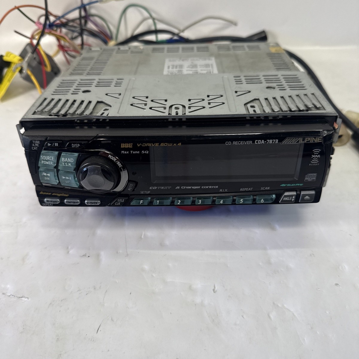 RARE Alpine CDA-7873 FM/AM/XM CD Changer Old School Stereo