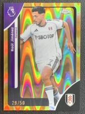 Raul Jimenez 2025-26 Topps Chrome Premier League Gold RayWave Base /50 #93