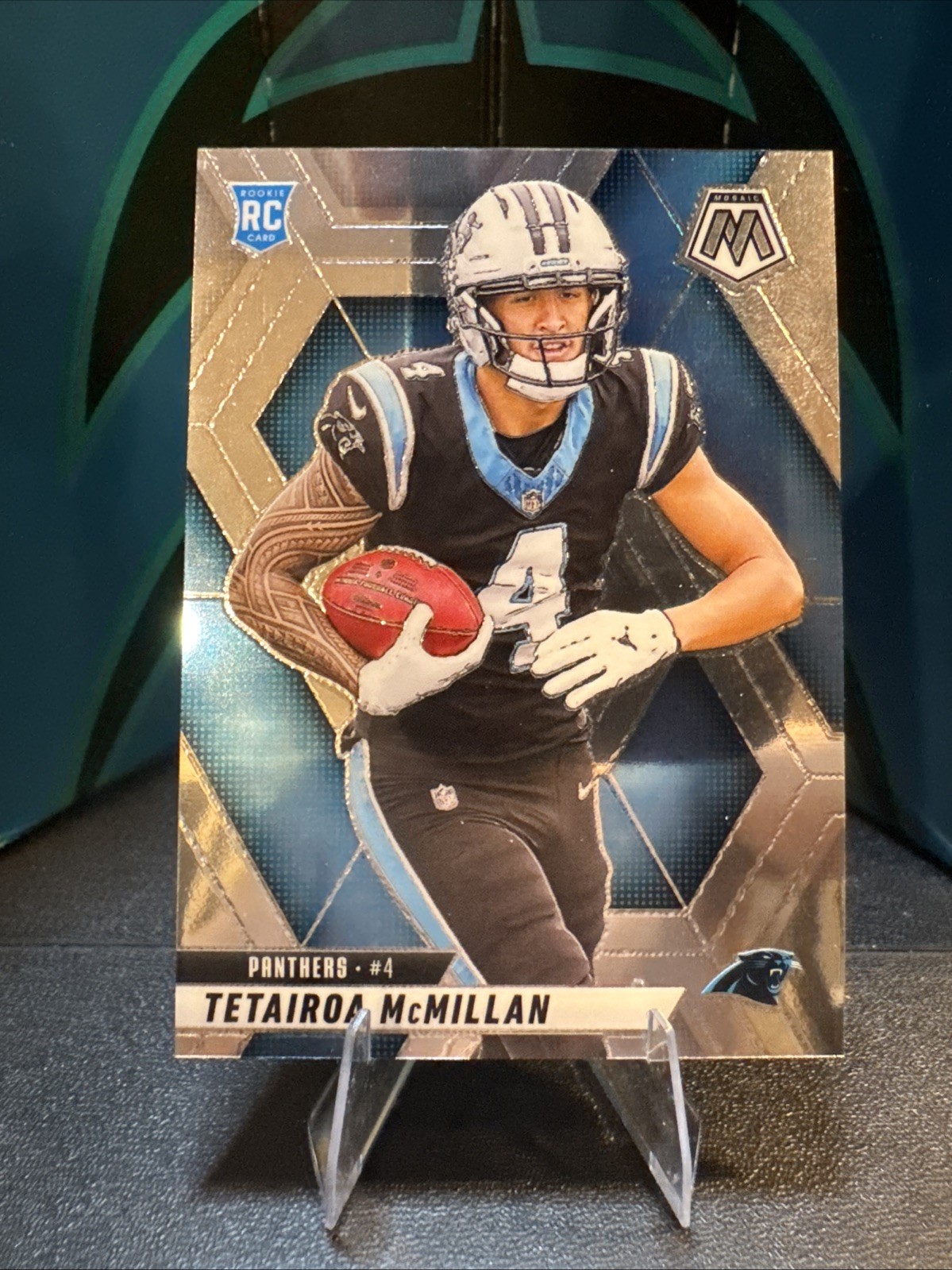 2025 Panini Mosaic - Tetairoa McMillan Rookie Base Set #309 (RC) Panthers