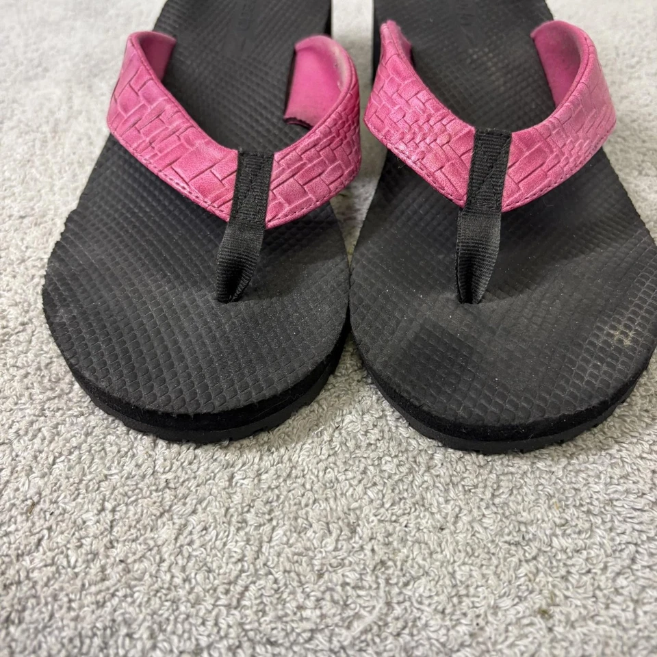 Sandalias Speedo Mujer Talla 10 Negro Rosa Cuña Plataforma Chanclas Playa Piscina Foto 2 de 4