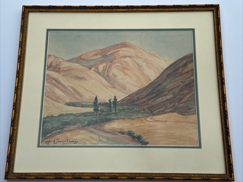 Antikes frühes kalifornisches Gemälde Landschaftsimpressionist Alfred James Dewey - Bild 17 von 19