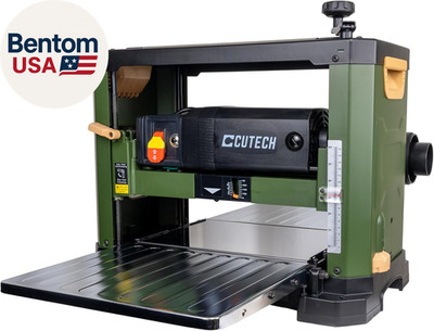 40800H 13-Inch Spiral Cutterhead Benchtop Planer with 26 Tungsten Carbide Insert