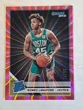 2019-20 PANINI DONRUSS ROMEO LANGFORD HOLO LASER PINK RATED ROOKIE #213 SN#14/50