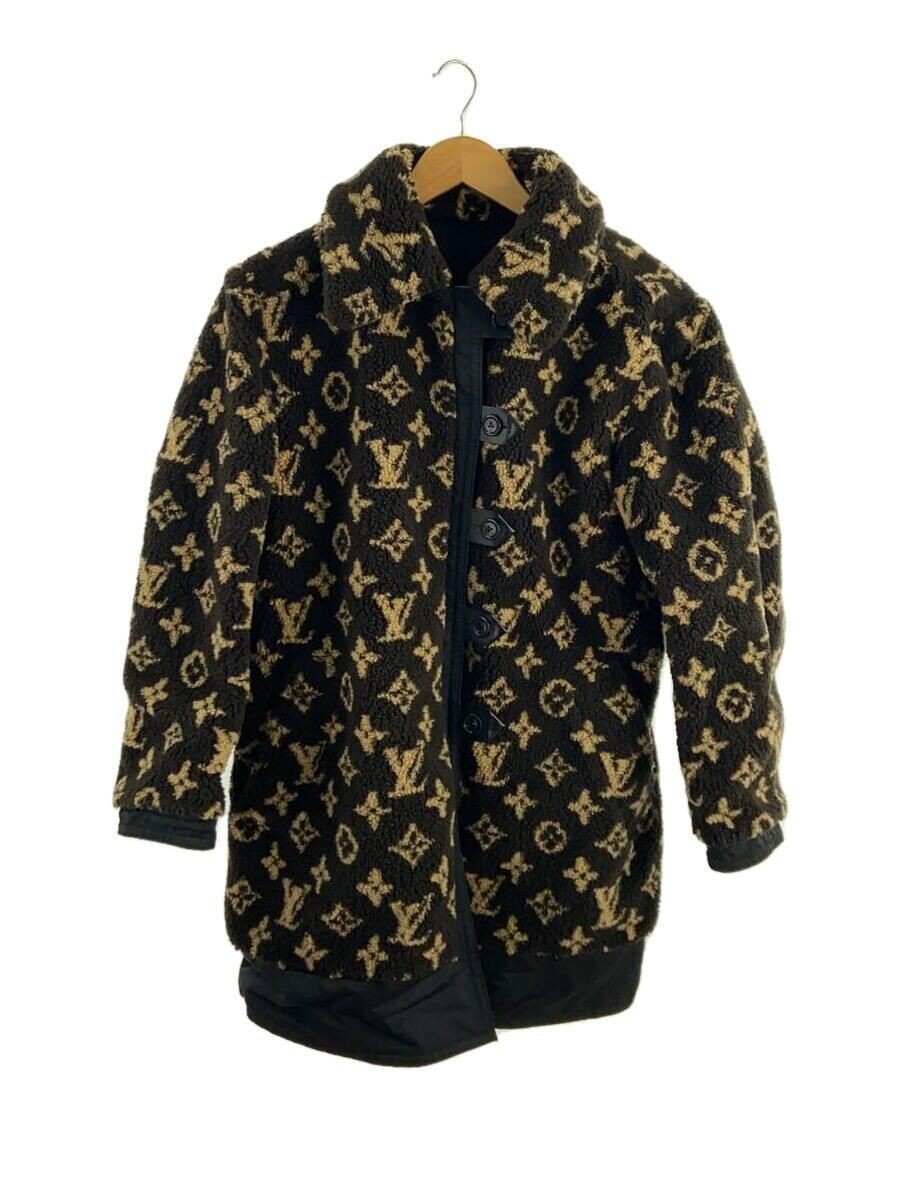 ALTRA Cappotto LOUIS VUITTON altro monogramma Mouton 34 lana marrone modello totale RW221W