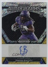 2024 Panini Prizm Draft Picks FOTL Gold Shimmer 9/15 Emani Bailey Auto 3hd