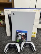 PlayStation 5 Disc Edition + 2 Controller + FC 26 – Sehr guter Zustand