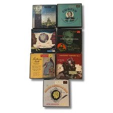 Vintage RCA Victor Red Seal Red Vinyl 45RPM Classical Lot of 7 Box Set 36 Disc