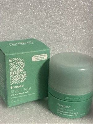 Briogeo Style & Treat Trockenshampoo Puff UNIVERSAL für alle Haarfarben Neu, VERSIEGELT
