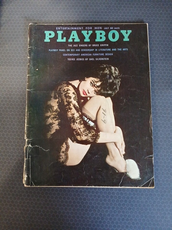Playboy Magazine July 1961 Playmate Sheralee Conners w Centerfold No Label VTG
