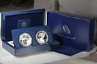2012 S REVERSE PROOF SILVER EAGLE 2 COIN SAN FRANCISCO SET, BOX/COA,  NO RESERVE