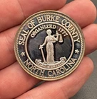 Sterling Silver Burke County NC Bicentennial Round 1776-1976