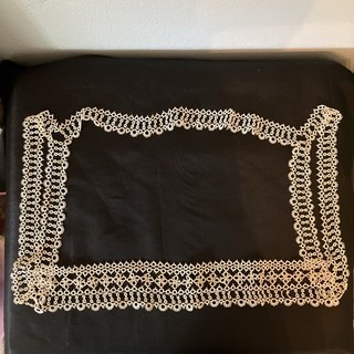 Antique Tatting Masterpiece Dress Embellishment?