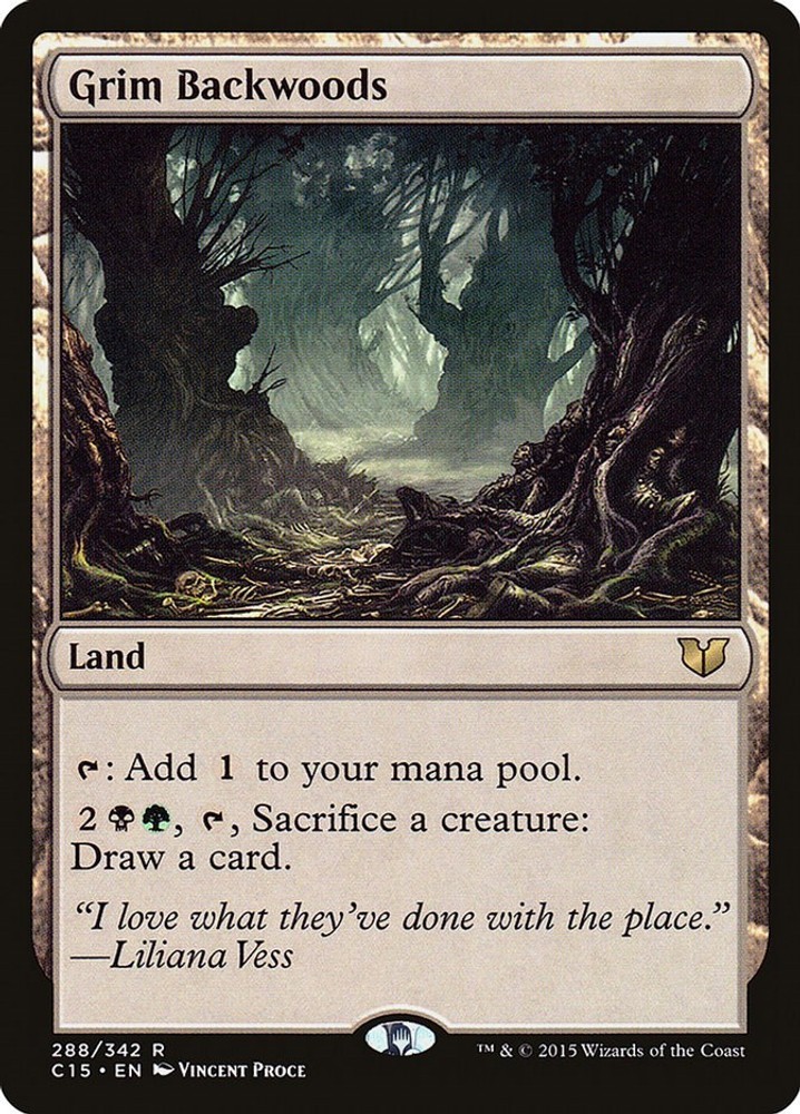 Grim Backwoods #288 (NM) Commander 2015 (C15) MTG