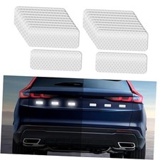 20PCS Warning Reflective Stickers, Car Stickers and Decals, Night White