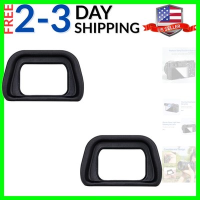 2-Pack Soft Viewfinder Eyecup Eyepiece Eye Cup for Sony A6300 A6100 A6000 NEX...
