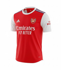 J. adidas Arsenal Red/White Soccer Jersey Shirt Emirates Fly Better