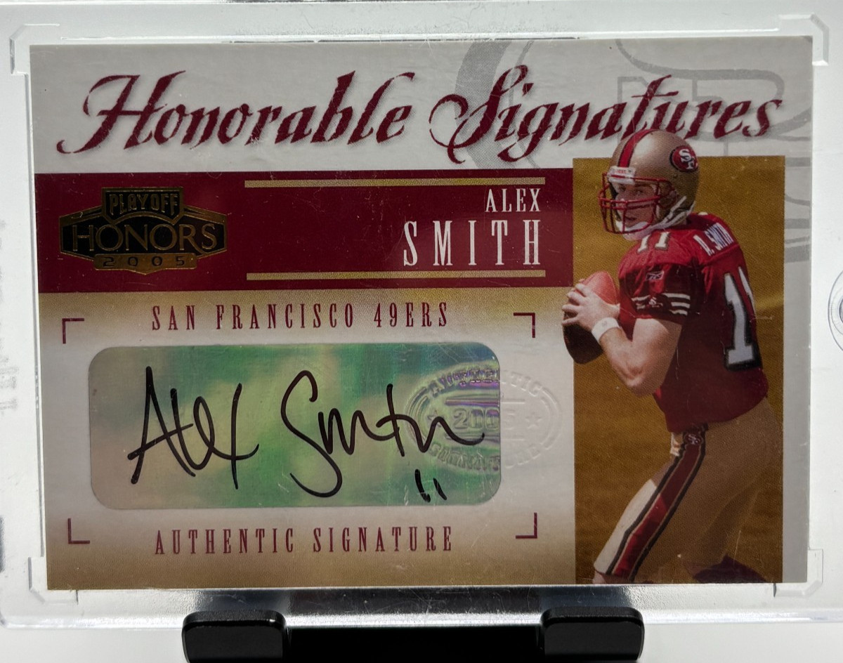 Alex Smith Playoff Honors Honorable Signatures #HS18 Honorable Signatures