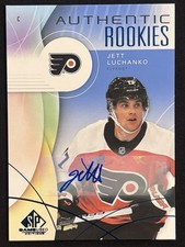 2024-25 SP Game Used Authentic Rookies Blue Auto - Jett Luchanko - Flyers #262