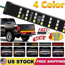 LED Tailgate Light Bar 60" Triple Row 5-Function Strip for Pickup Trailer SUV US