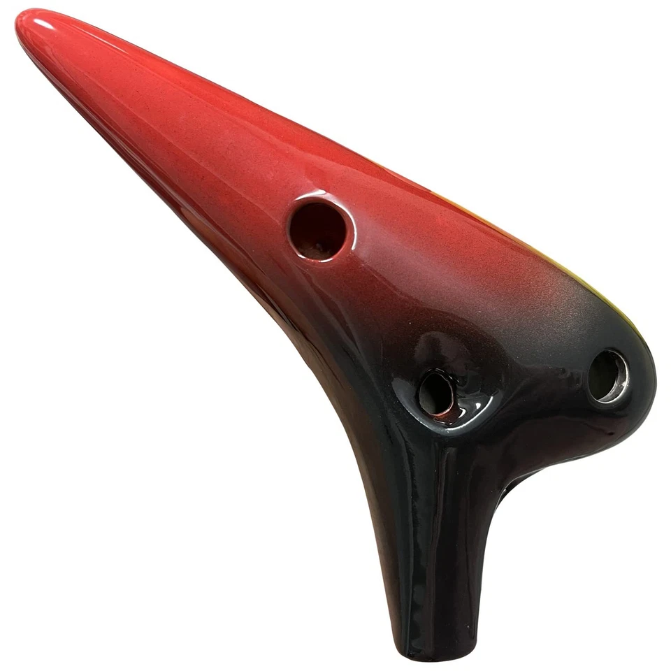 Instrumento musical Ocarina de 12 agujeros con cancionero para principiantes Alto C cerámica Oc... Foto 3 de 4