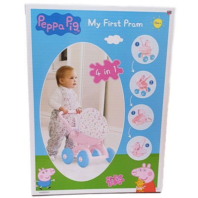 my first peppa pig pram