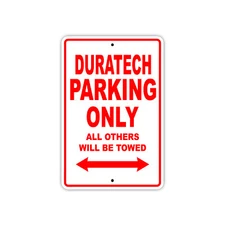 Duratech Parking Only Boat Ship Yacht Marina Dock Notice Aluminum Metal Sign