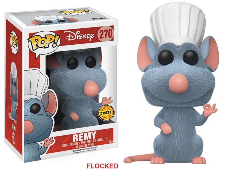 Funko Pop! Vinyl: Pixar Ratatouille - Remy (Flocked) (Chase