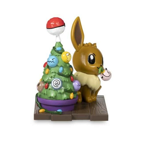 Pokemon Center - Pokemon Holiday Christmas Pikachu & Eevee Figure by Funko - Picture 7 of 10