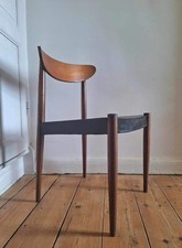 Chaise vintage scandinave, meuble sièges ancien