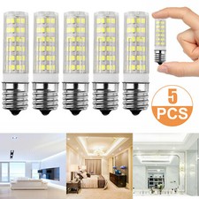 5PCS E17 LED Bulb Microwave Oven Light Dimmable 7W 6000K Super Bright Lamp Bulbs