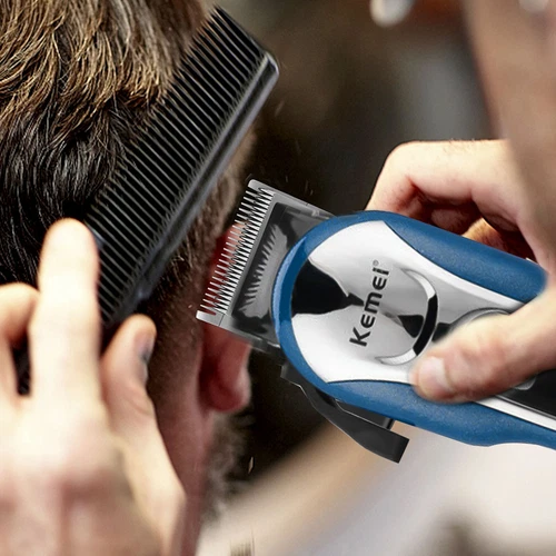 Kemei Professional Hair Clippers Trimmer Kit Men Cutting Machine Barber Salon US - Picture 13 of 47