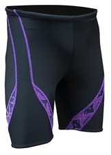 ACCLAIM Shanghai Atlantic Print Black Boys Compression Swimming Jammers 2025