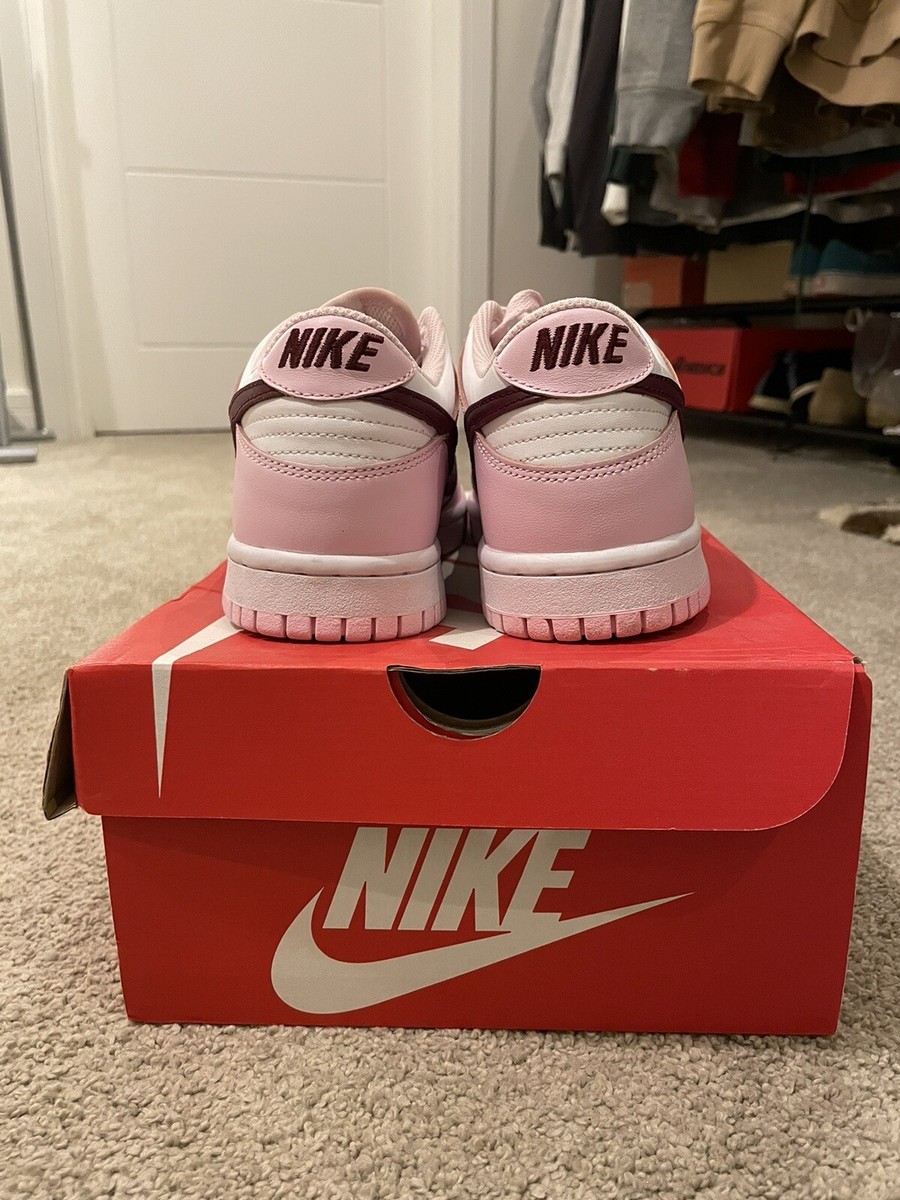 pink and beetroot dunks