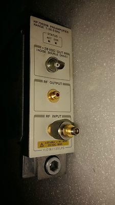 Agilent / HP 70620B Preamplifier Plug in Module for MMS Series 