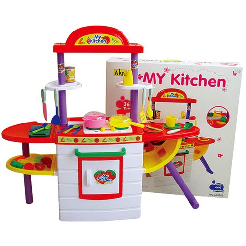 Kids Children Kitchen Set Game Home Pretend Play Toys Height 89cm eBay