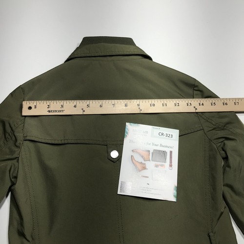 Tommy Hilfiger Green Parka Regular Fit Lined Jacket Coat Pockets Size XXS - Picture 17 of 17