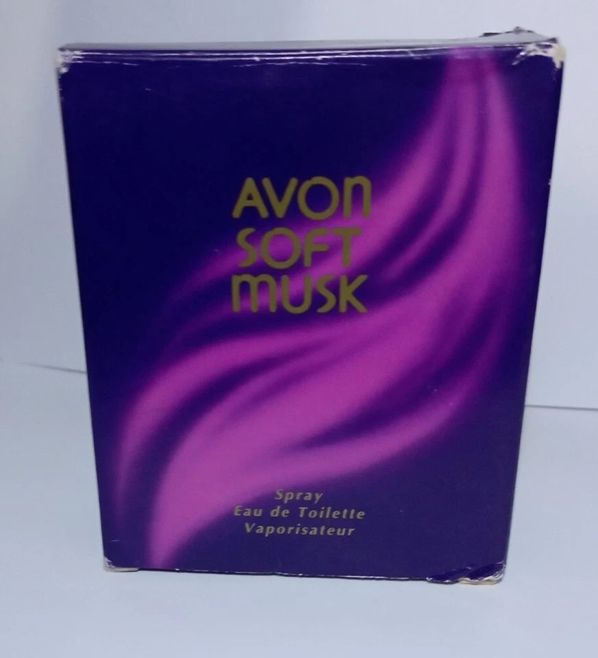 EAU DE TOILETTE SOFT MUSK VINTAGE AVON.50 ML. NUEVO EN CAJA.DESCATALOGADO. - Imagen 3 de 4