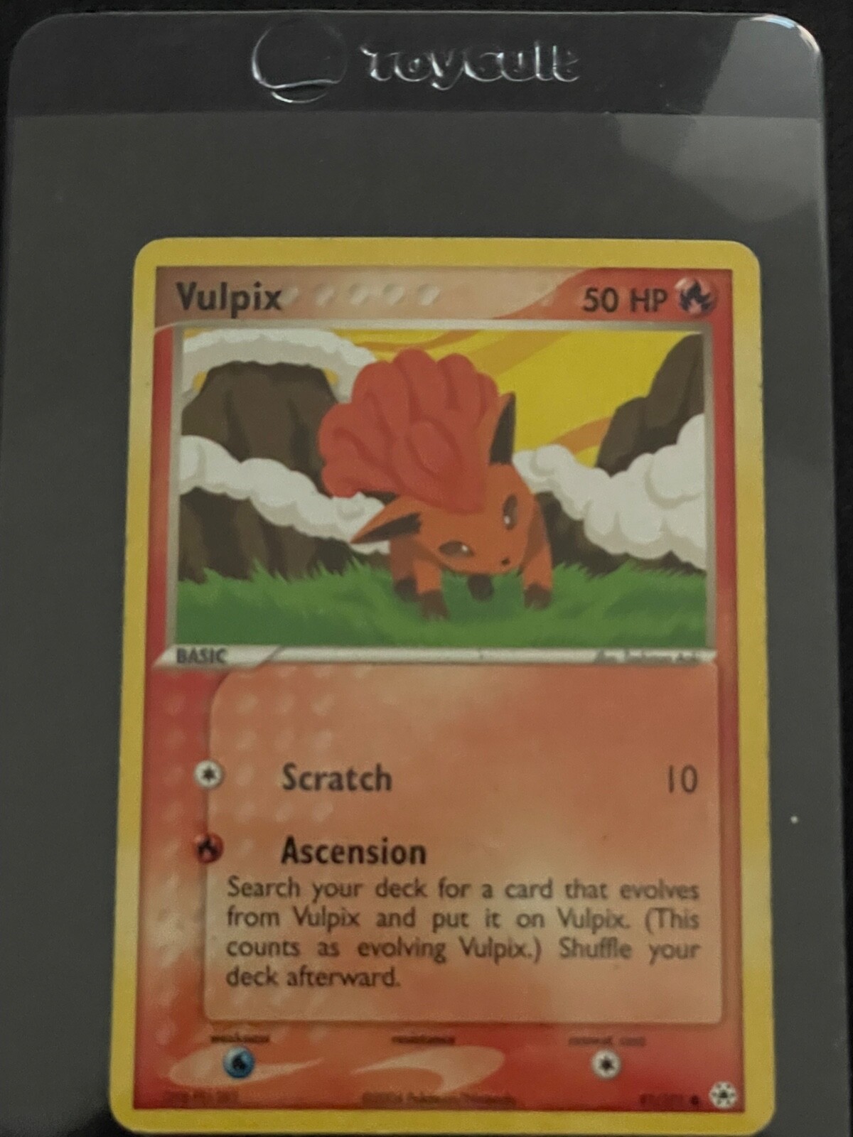 Vulpix 81/101 Ex Hidden Legends Pokemon Card NM 
