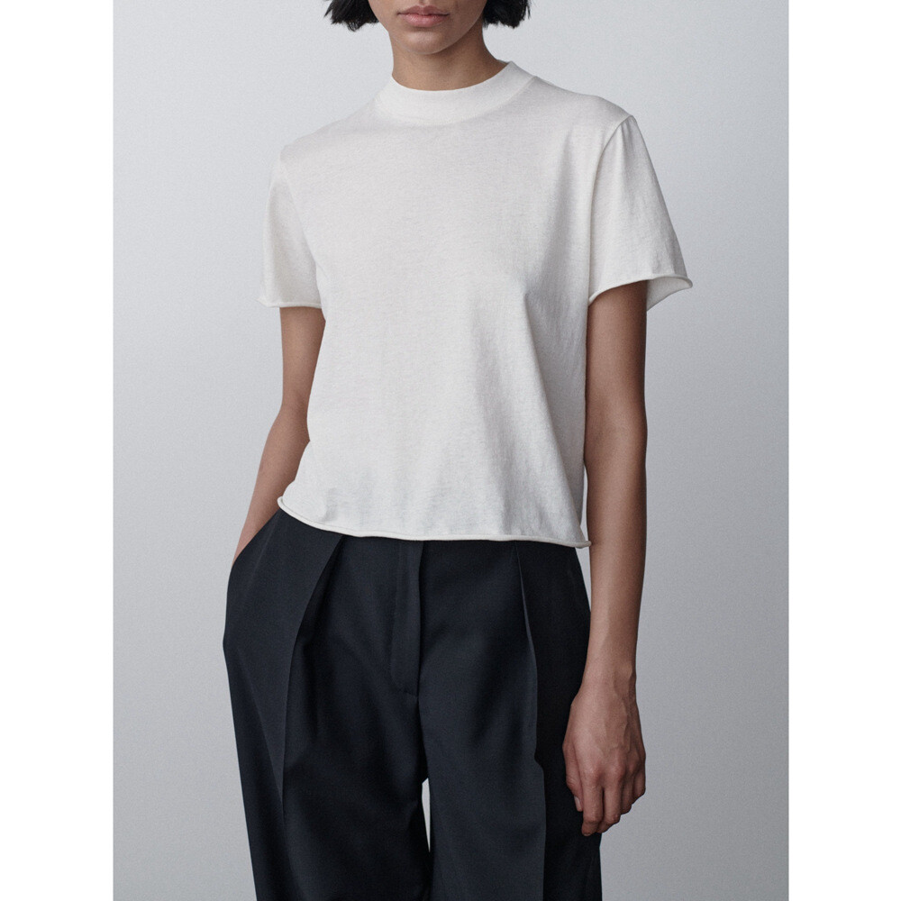 FILA T shirt donna primavera estate manica corta casual tinta unita girocollo THE ROW