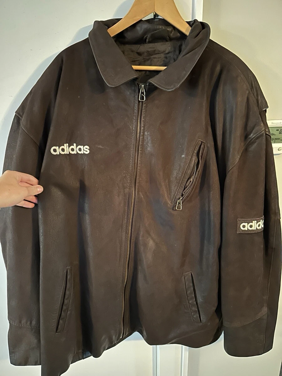 adidas Leather Outer Shell Black Coats, Jackets & Vests for Men