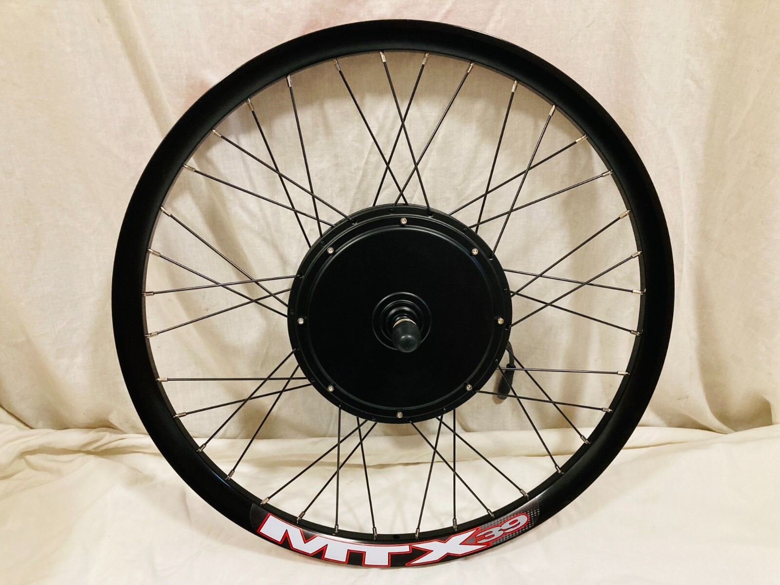 Heavy Duty 26" ebike Rear Hub Motor Wheel MTX39 Rim 1250W 48V