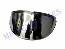 Fit For Triumph 7" Inch Headlight Peak Polished Stainless Steel Lamp Shade