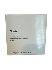 BRAND NEW! Glossier Monochromes Essential Eyeshadow Trio Palette -Shade Heather 