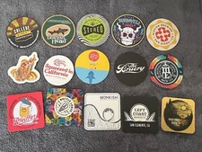 15 Coasters From Various Breweries - Craft Beer - Brewery - Beer Coaster