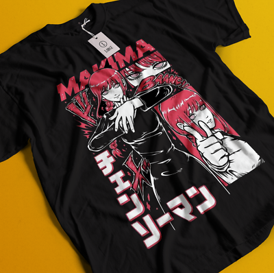 Maglietta Chainsaw Man Anime Surroundings Chainsaw Man Maglietta a