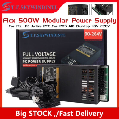 PSU for ITX HTPC Flex NAS Small 1U 500W Power Supply Moudule FLEX-500W