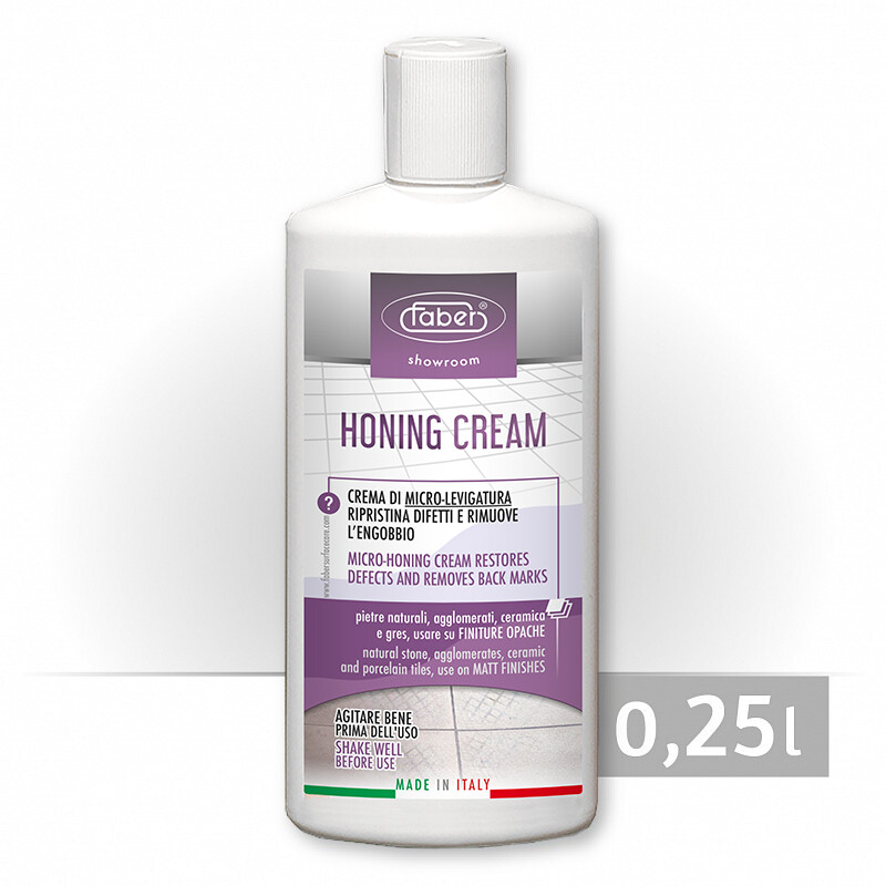 Faber HONING CREAM 250ML CREMA DI MICRO LEVIGATURA pietra ceramica gres marmo