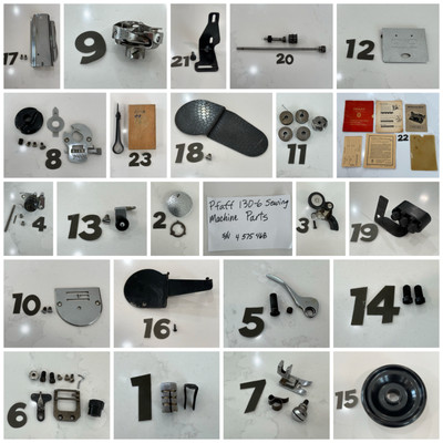PFAFF 130-6 SEWING MACHINE PARTS