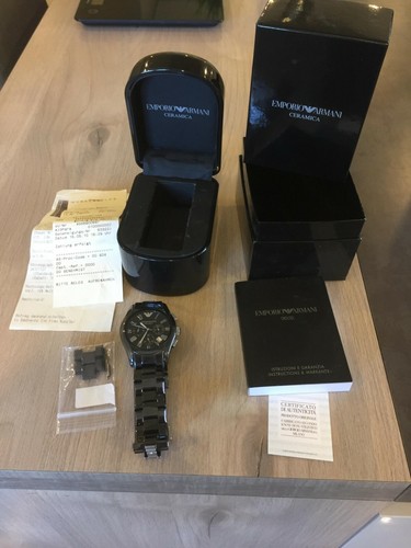 Watch emporio armani ar1400 Ceramica Ceramic 38 mm | eBay
